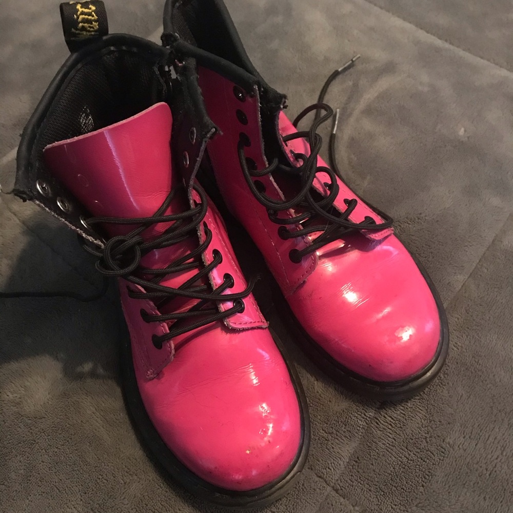 Hot pink Dr Martens